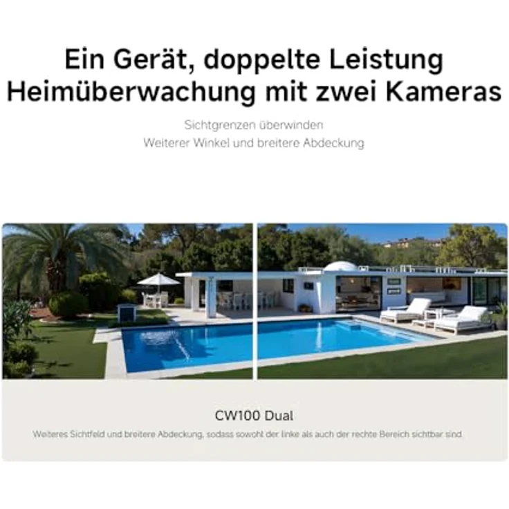 Xiaomi Outdoor Kamera CW100, Dual IP Netzwerkkamera mit Nachtsichtfunktion und wetterfestem Design – Bild 3