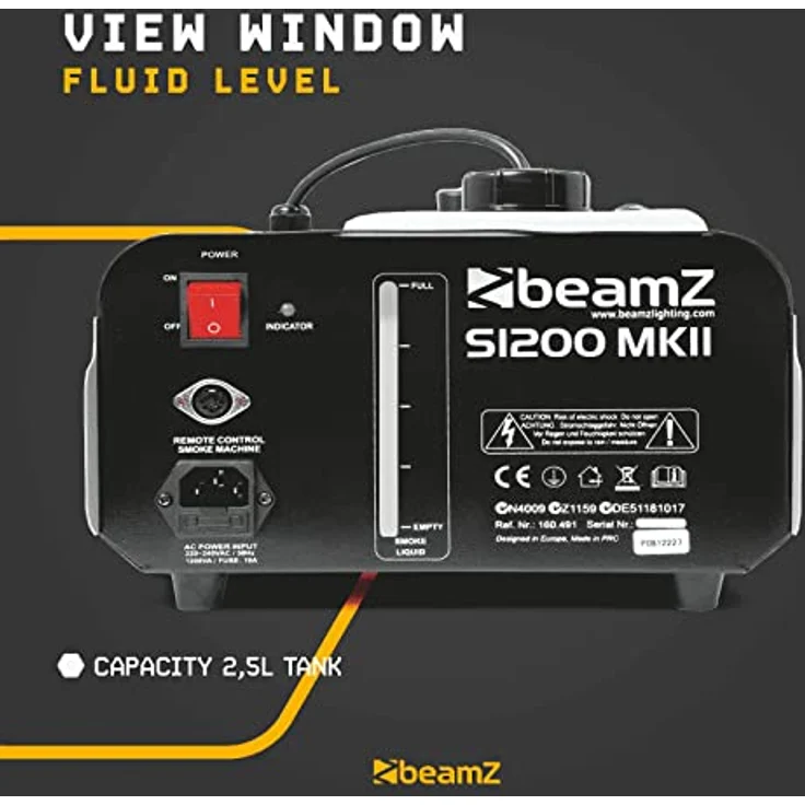 beamZ S1200 MKII Nebelmaschine – Bild 7