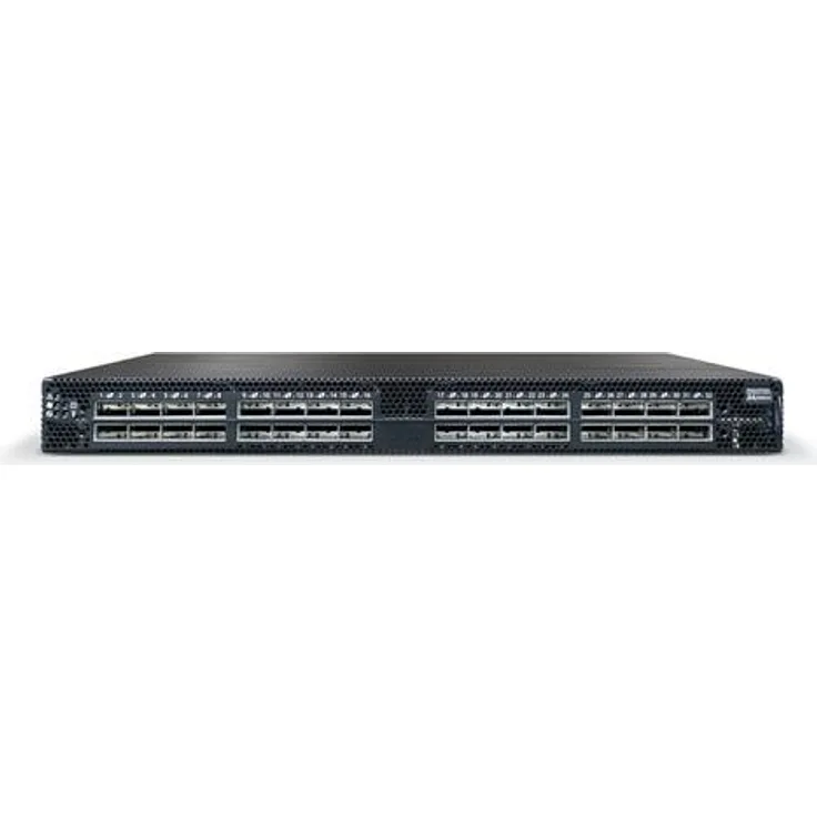 Mellanox Spectrum-2 100GbE 1U Open Eth Swt QSFP28 (32 Ports), Schwarz, Silber, Netzwerk Switch