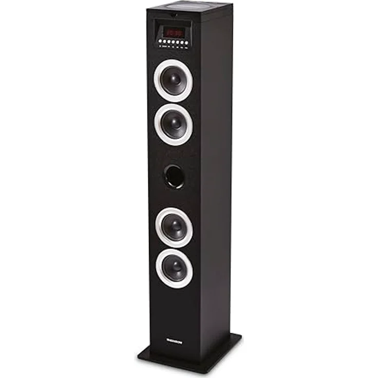 Thomson, Multimedia Tower with CD Player - Zwart Standlautsprecher - 60 Watt - schwarz – Bild 2
