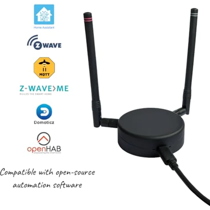 Z-Wave .Me Z-Station, Smart Home Hub im USB-Stick-Format, Schwarz, kompatibel mit über 300 Z-Wave Geräten, Sicherheitsstandard S2 – Bild 4