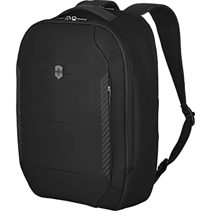 Victorinox Crosslight City Daypack, Laptop Rucksack, Damen/Herren, 18 x 32 x 46 cm, Schwarz, 20 l Stauraum, gepolsterte Schulterriemen
