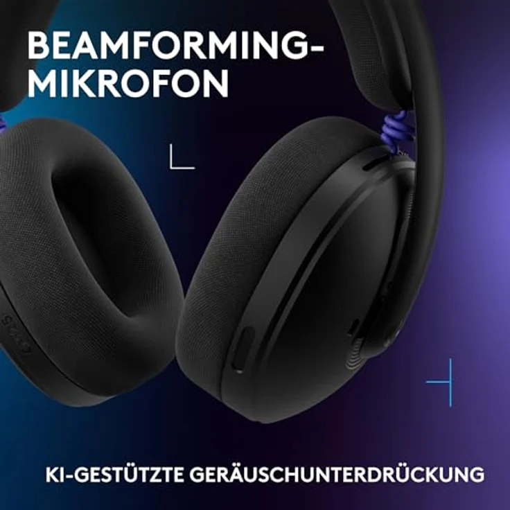 Logitech G325 (Kabellos), Gaming Headset, Schwarz – Bild 6