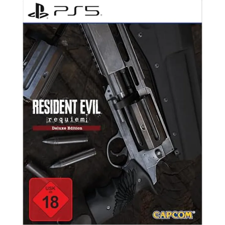 CAPCOM Resident Evil Requiem Deluxe Edition (Steelbook) - PS5, Survival Horror Game mit wechselbarer Perspektive und tiefgründiger Story