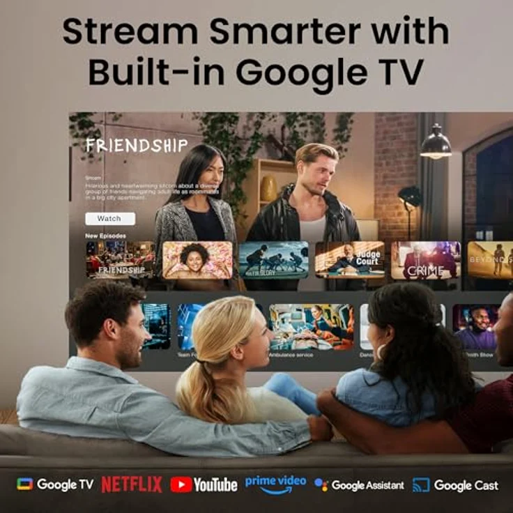 BenQ TK705i 4K HDR Heimkinobeamer, 3000 ANSI-Lumen, Google TV, geringer Input-Lag, 150 Zoll Großbildschirm, HDMI 2.1, Bluetooth, MEMC, HDR 10+ – Bild 4