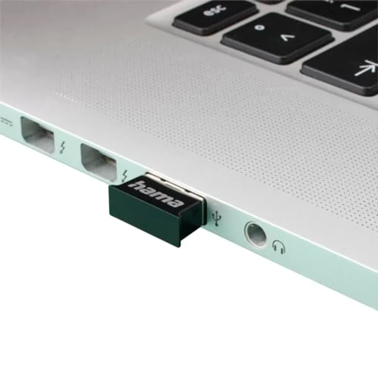 Hama Bluetooth®-USB-Adapter, Version 5.4, Class 2, Schwarz, mit bis zu 20 Meter Reichweite für PC und Laptop – Bild 4