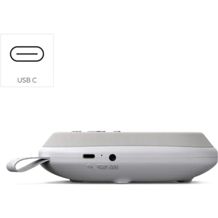 Hama Calm 3 W Bluetooth Lautsprecher, Laufzeit bis 20 h, Bluetooth 5.3, Grau/Weiß, versandkostenfrei – Bild 4