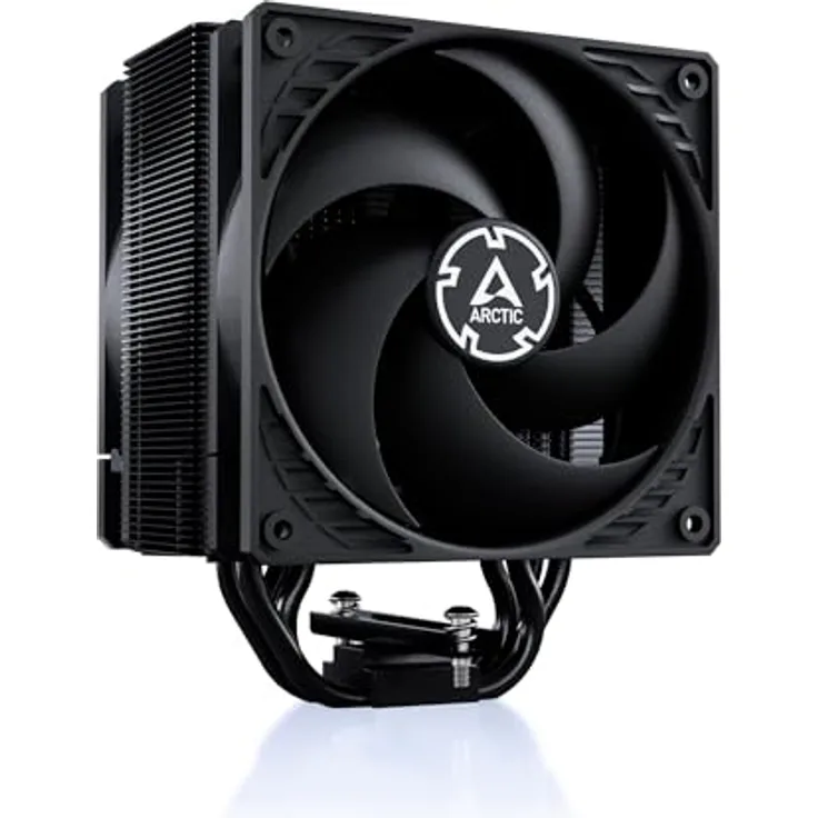 ARCTIC Freezer 36 (schwarz) - Single-Tower CPU Kühler mit Push-Pull, zwei druckoptimierte 120 mm P-Lüfter, Hydrodynamisches Gleitlager, 200–1800 rpm, 4 Heatpipes, inkl. MX-6 Wärmeleitpaste