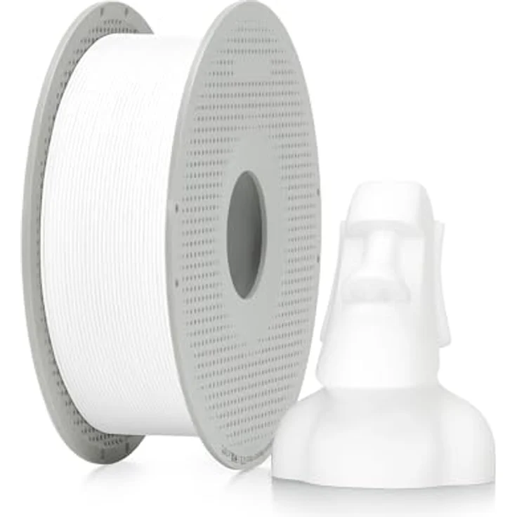 Bambu Lab PLA Matte - Ivory White, 3D Filament, 1.75 mm, 1000 g, umweltfreundliches Design, Weiss – Bild 2