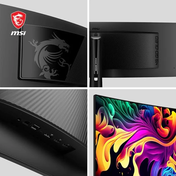 MSI MPG 491CQPDE QD-OLED 49" DQHD Curved Gaming Monitor - Quantum Dot OLED Panel, 144Hz, DisplayHDR True Black 400, KVM - DP 1.4a, HDMI 2.1 – Bild 4