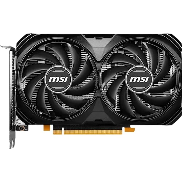MSI GeForce RTX 4060 Ventus 2X Black 8G OC Grafikkarte -NVIDIA RTX 4060, 8 GB GDDR6 Speicher, 17 Gbps, PCIe 4.0, DLSS3 – Bild 2