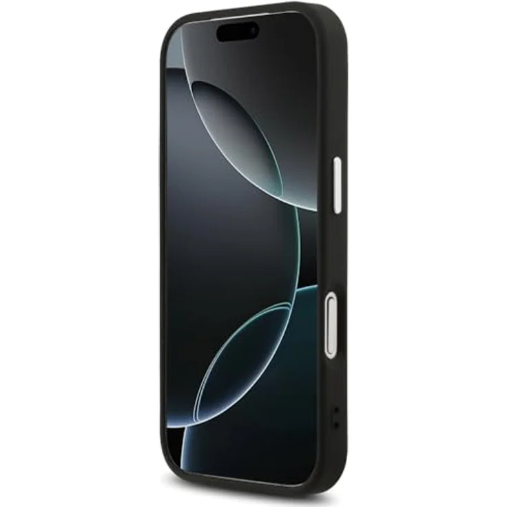 CG MOBILE Karl Lagerfeld Karl & Choupette Pins MagSafe Hülle für iPhone 17 Pro, Kunstleder / TPU / Polycarbonat, Schwarz – Bild 5