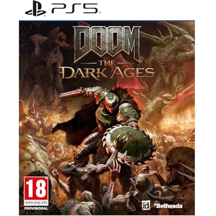 Xbox DOOM: The Dark Ages - PS5-Spiel, düsteres Fantasy-/Sci-Fi-Abenteuer mit anpassbarem Schwierigkeitsgrad und neuer Waffenvielfalt – Bild 1