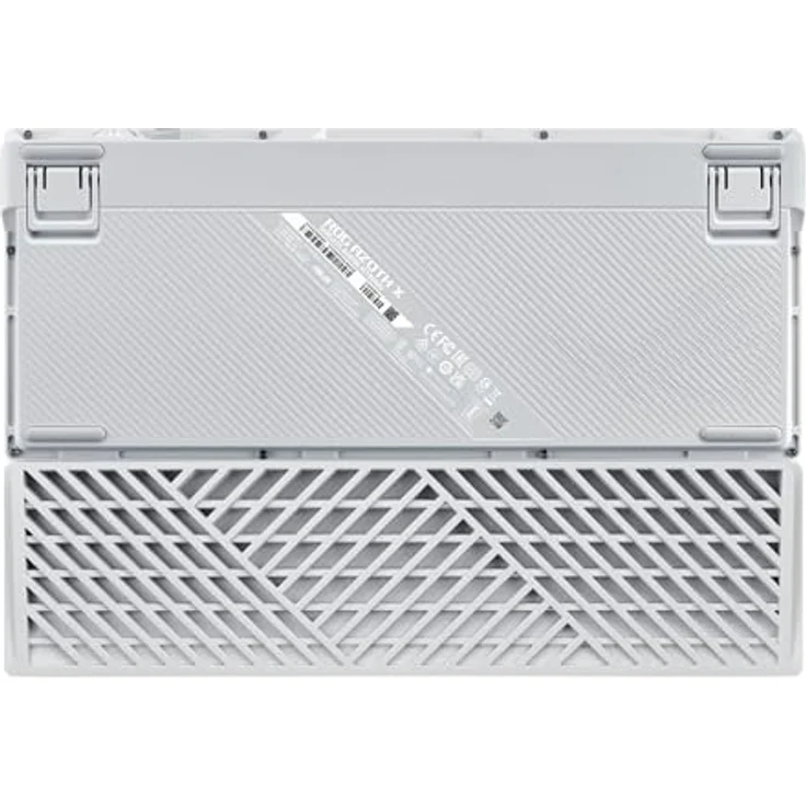 ASUS ROG Azoth X 75% Wireless Gaming-Tastatur, QWERTZ, hot-swap-fähige ROG NX V2-Switches, Bluetooth, 2,4-GHz-RF, OLED-Display, Weiß – Bild 4