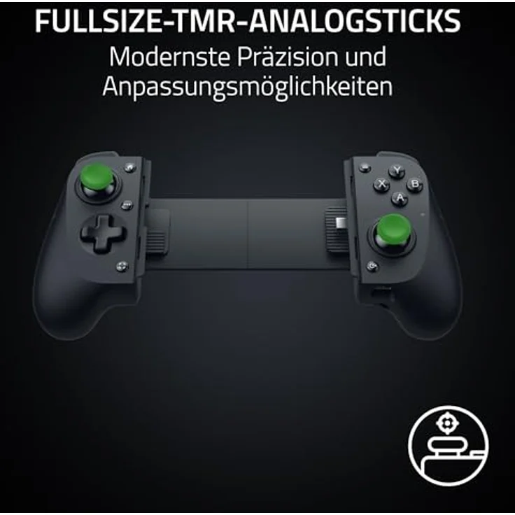 Razer Kishi V3, Fullsize Mobil-Controller für iPhone und Android, USB-C Plug-and-Play, Anti-Drift Analogsticks, 12 Tasten, Sensa HD Haptics, Schwarz – Bild 4
