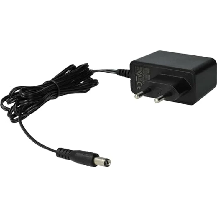 vhbw Netzteil kompatibel mit Poly Voyager 4220 UC, 4210 UC, 4220 Office, 4210 Office, 4210, 4220 Headset, Kopfhörer - 175 cm, schwarz 9V/1,0A, Euro-Stecker, Ersatznetzteil – Bild 2
