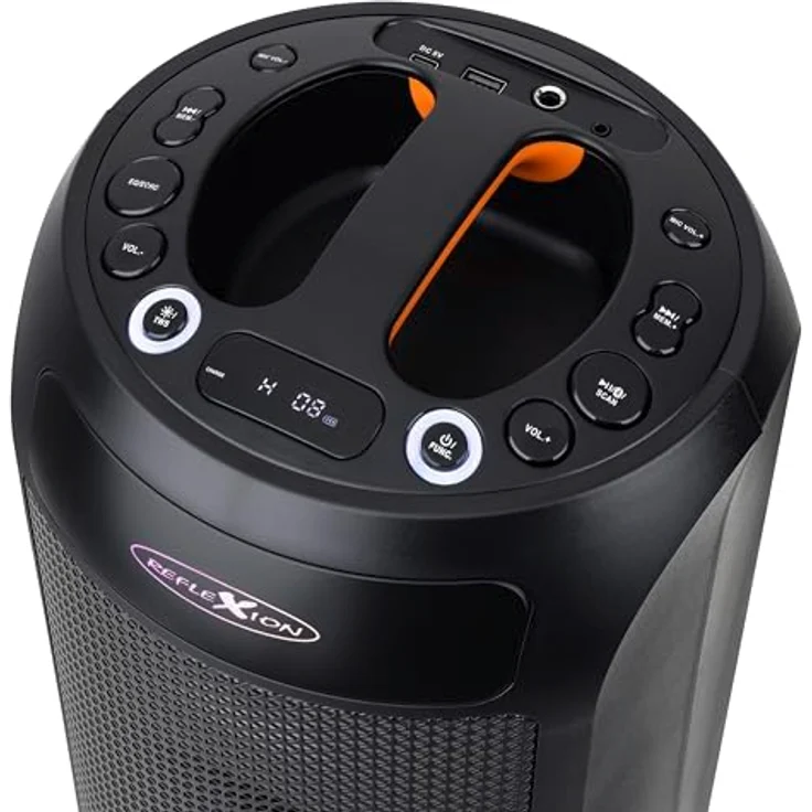Reflexion PSX30BT, Bluetooth Party Lautsprecher mit 240W Musikleistung, LED-Flammenbeleuchtung und TWS-Funktion – Bild 6