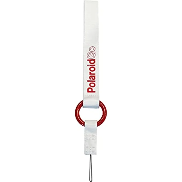Polaroid Go Wrist Strap - White, Nylon strap with alloy clip, for Polaroid Go camera