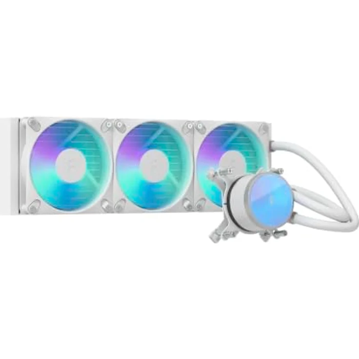 Fractal Design Radius 360 RGB White, Wasserkühlung mit RGB-Beleuchtung, 1700 g – Bild 1