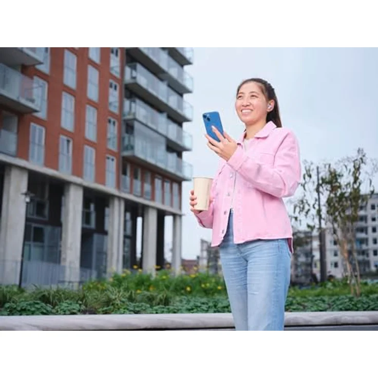 Trust Yavi Enc Earbuds, kabellose In-Ear Kopfhörer in Lila mit hochwertigem Sound – Bild 7