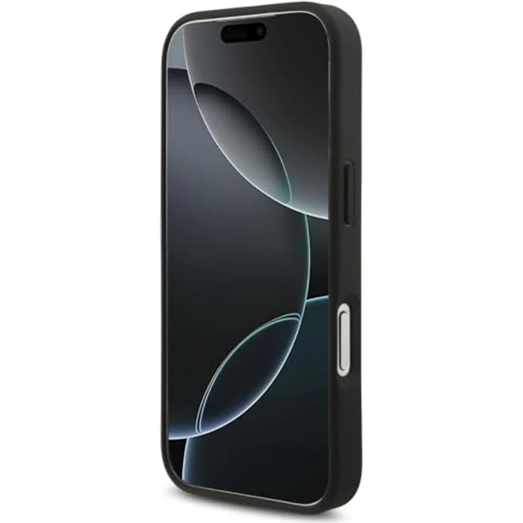Lacoste Hardcase Monogramme Gold Logo MagSafe (LCHMP17LPNOK), PU-Leder Smartphone Hülle für iPhone 17 Pro, Schwarz mit exklusivem Design und Kratzschutz – Bild 5