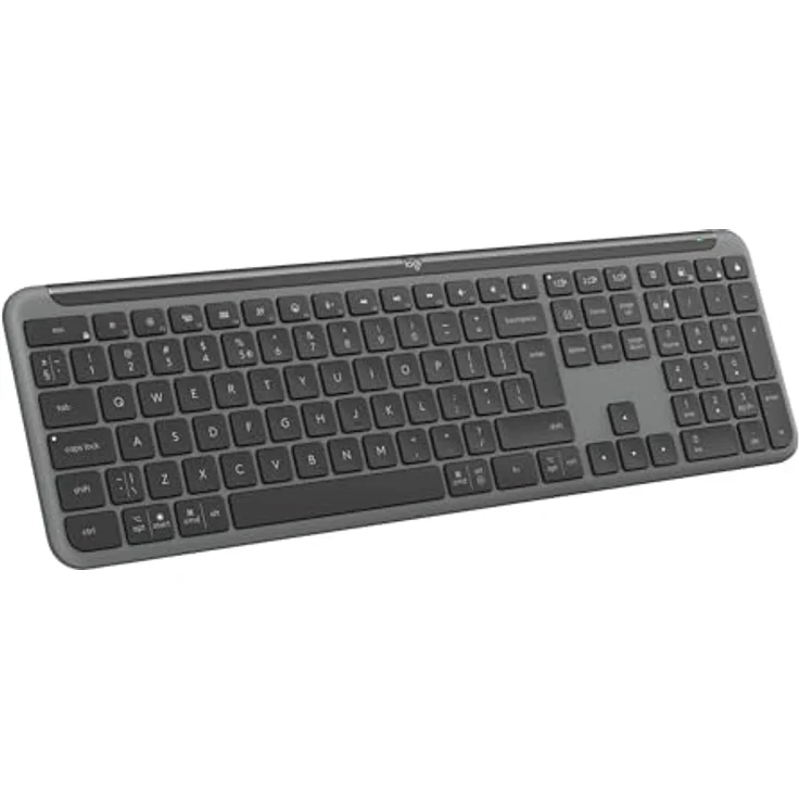 Logitech Signature Slim K950 kabellose Tastatur - Grafit, US QWERTY-Layout
