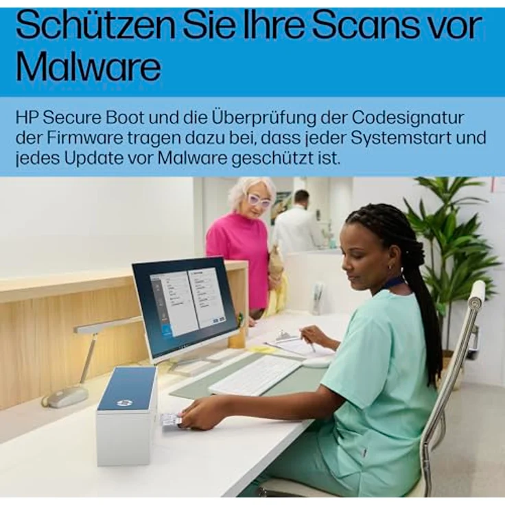 HP ScanJet Pro 4200 s1, ADF Duplex-Scanner für A4 mit 600 DPI, 40 ppm, Blau und Weiß – Bild 10