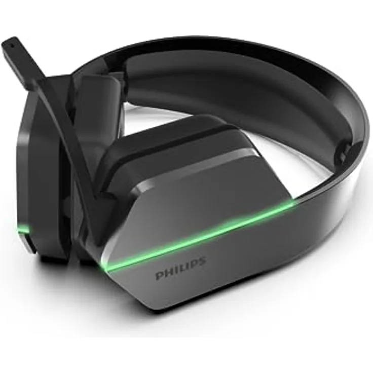 Philips TAG5106BK - 5000 Series - Headset - Full Size - Bluetooth / 2.4 GHz Radio Frequency - Wireless, Wired - Noise isolating - Black