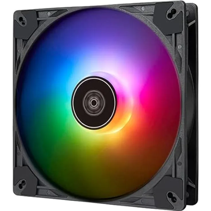 Silverstone SST-VS140B-ARGB, 140-mm-PWM-ARGB-Lüfter, 0-1.600 RPM, 4-1-Pin-ARGB-Beleuchtung