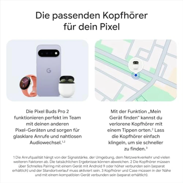 Google Pixel Buds Pro 2, In-Ear Kopfhörer mit Active Noise Cancelling, dunkelgrün – Bild 7