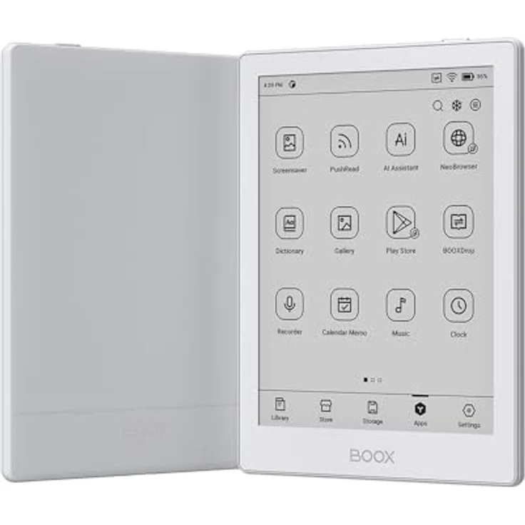 BOOX Go 6, 6-Zoll E-Ink E-Reader mit Android 11 und Play Store, weiß, 300 PPI Display – Bild 4