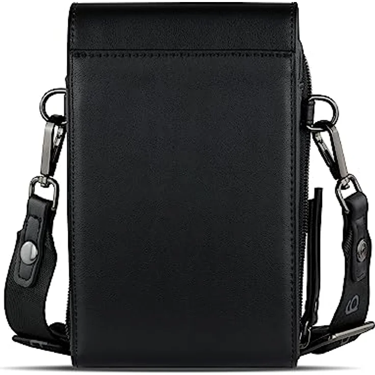bugatti Almata Handytasche, schwarz, 100% Polyurethan, 11 cm x 4 cm x 17.5 cm – Bild 3