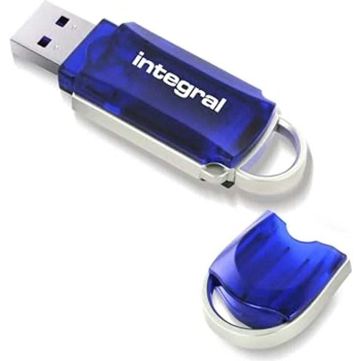 Integral USB-Stick, 128 GB, USB 2.0, Blau – Bild 3
