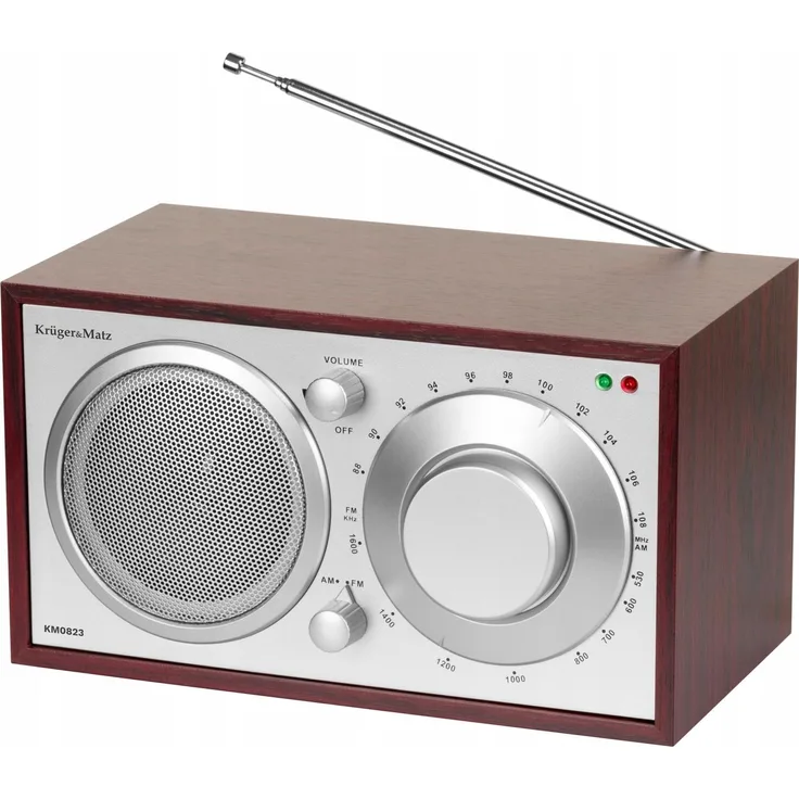 Kruger&Matz Küchenradio KM0823, FM/AM, AUX, starker Lautsprecher, Schwarz