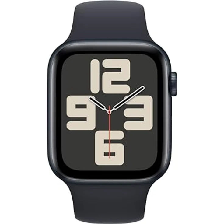 Apple Watch SE (2. Generation) GPS + Cellular, 44 mm Aluminiumgehäuse Mitternacht, Sportarmband Mitternacht – M/L – Bild 2