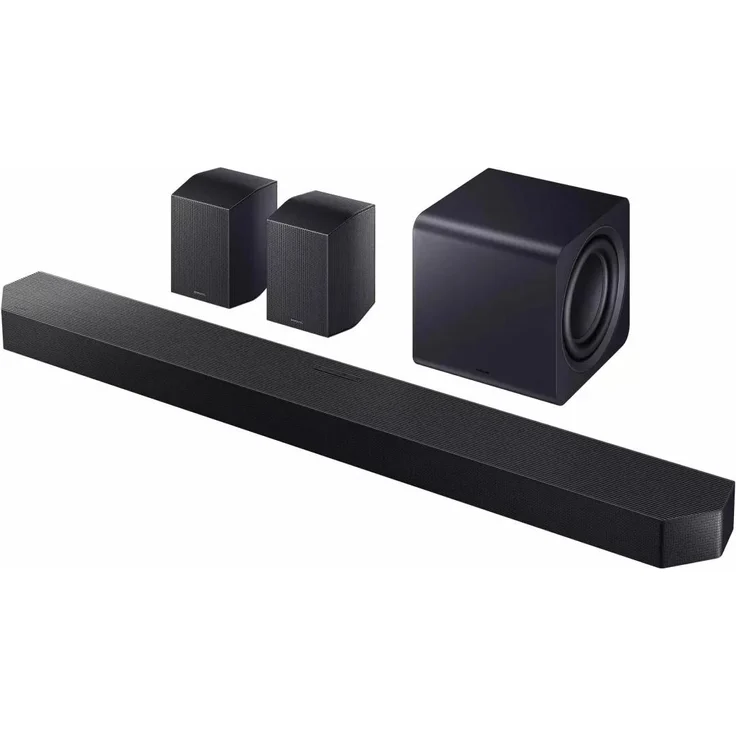 Samsung Q-series HW-Q990H/ZF, 11.1.4 Kanäle Soundbar mit 756 W, kabellosem Dolby Atmos, schwarzem Design