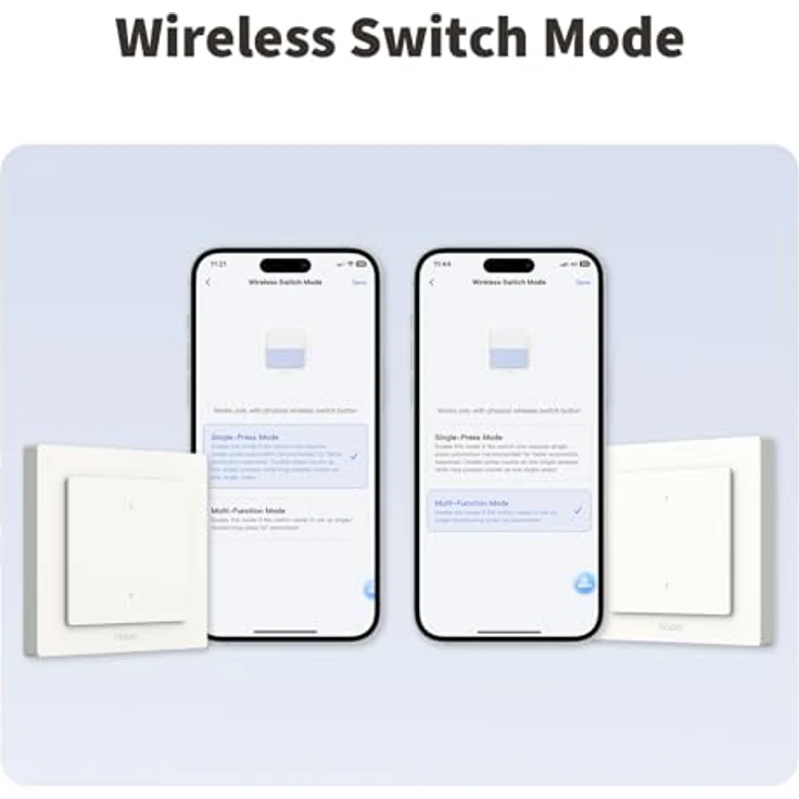 Aqara Lichtschalter H2 EU, Smarter 2-in-1 Wandschalter mit 4 Tasten, Neutral-Kompatibilität, Thread/Zigbee, unterstützt Apple Home, Alexa, Google Home, integriert in Matter über Thread – Bild 5