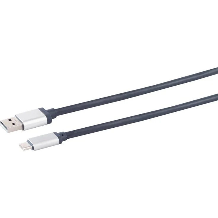 Shiverpeaks USB-C Ladekabel 3.2, 240W, orange, 1,5m, Hochgeschwindigkeitsladung und Datenübertragung