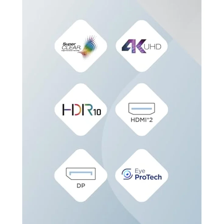 ViewSonic VA3208-4K-HD 32 Zoll 4K UHD Monitor with HDR 10 and Dual HDMI and DisplayPort – Bild 2