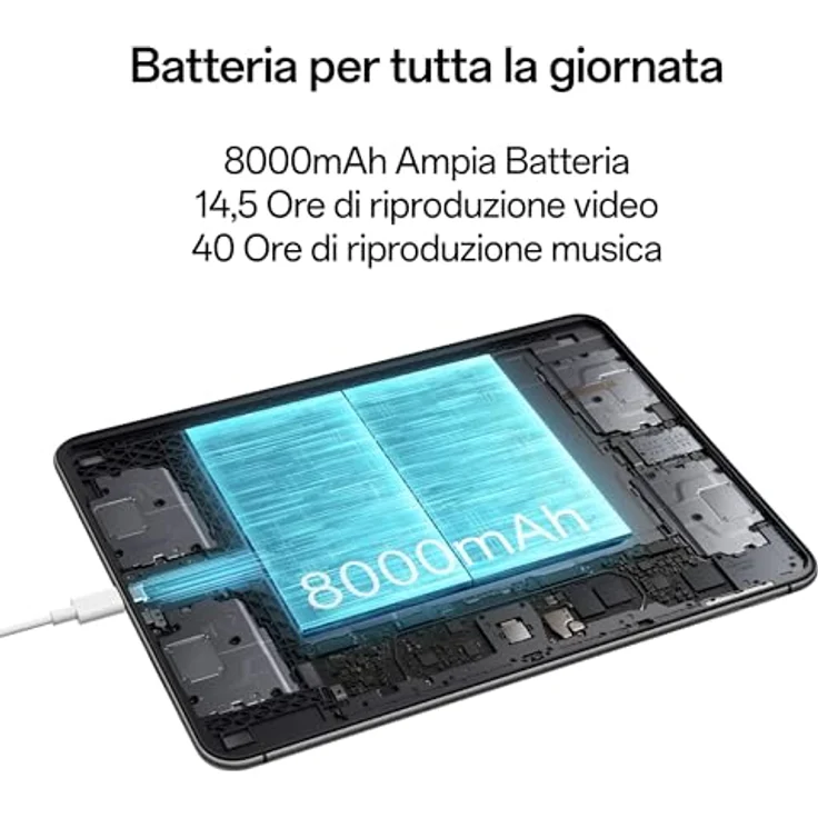 OPPO Pad Neo 6/128GB WiFi szary (11.40", 128 GB), Tablet – Bild 3