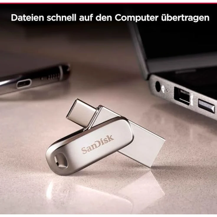 SanDisk Ultra 512GB Dual Drive Luxe Type-C 150MB-s USB 3.1 Gen 1 – Bild 4