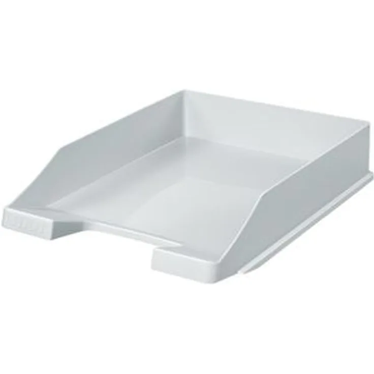 Han Briefablage 1027-x-11, Klassik, A4, lichtgrau, stapelbar, Kunststoff
