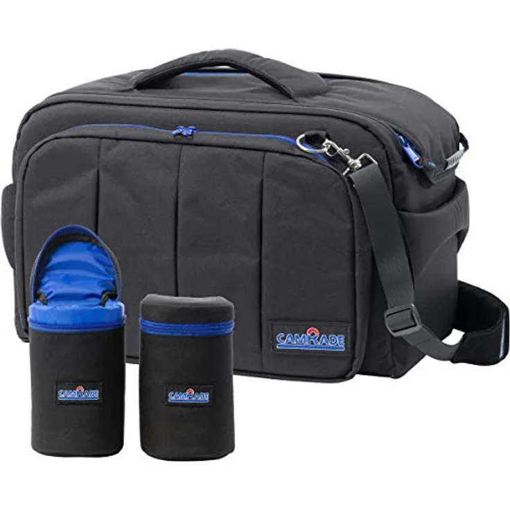 camRade Run&gunBag Cinema, Kameratasche für professionelle Kinokameras bis 47cm, wasserabweisend, schwarz