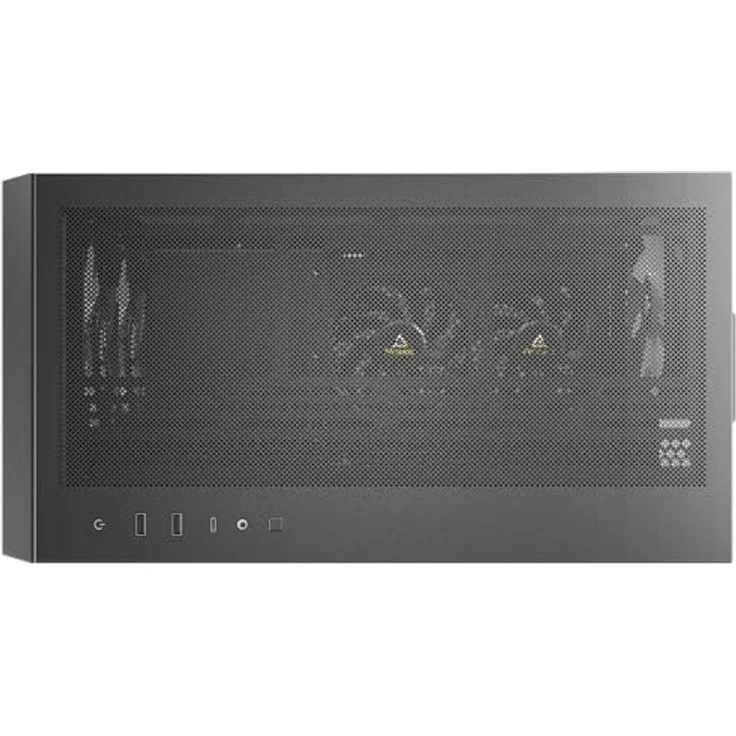 Antec FLUX Rear Midi Tower PC Gehäuse, ATX/Micro-ATX/ITX, schwarz, mit RGB-Beleuchtung und verbessertem Kabelmanagement – Bild 29
