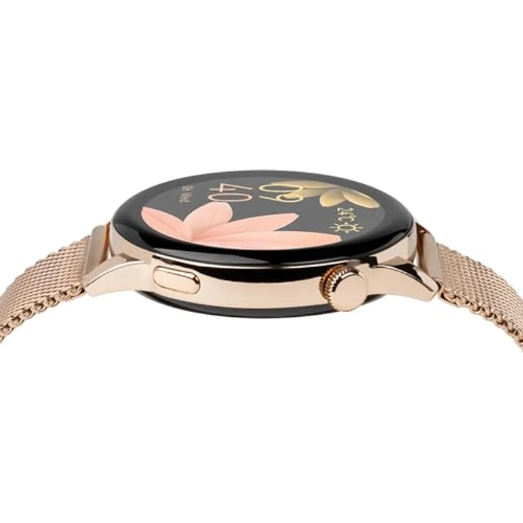 Maxcom Passend für FW58 Vanad Pro Gold (46 mm, Metall, One Size), Sportuhr + Smartwatch in Pink – Bild 4