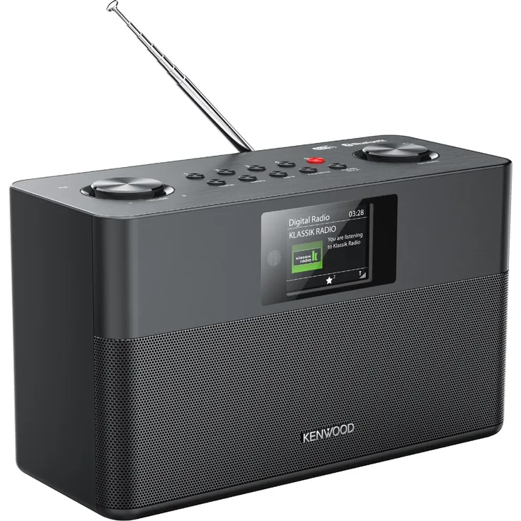 Kenwood CR-ST 85 DAB, DAB+ Radio mit Bluetooth, AUX, 2x10W, IPS 2.4", schwarz (Versandkostenfrei)
