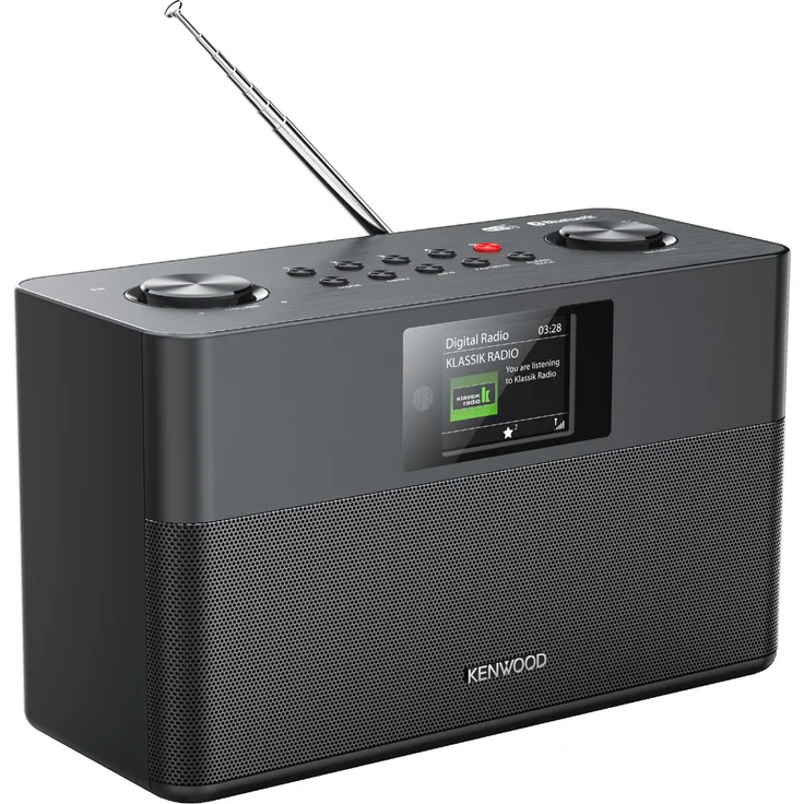 Kenwood CR-ST 85 DAB, DAB+ Radio mit Bluetooth, AUX, 2x10W, IPS 2.4", schwarz (Versandkostenfrei)