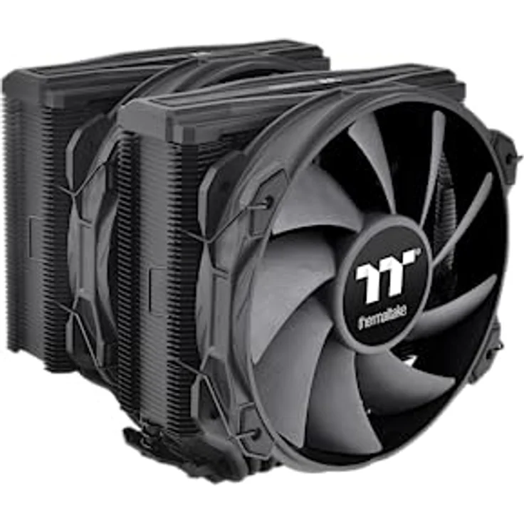 Thermaltake TT Toughair 710, CPU Kühler mit hoher Kühlleistung, 3-in-1-Funktion, großer Wassertank, leise Betriebsweise, Schwarz – Bild 1