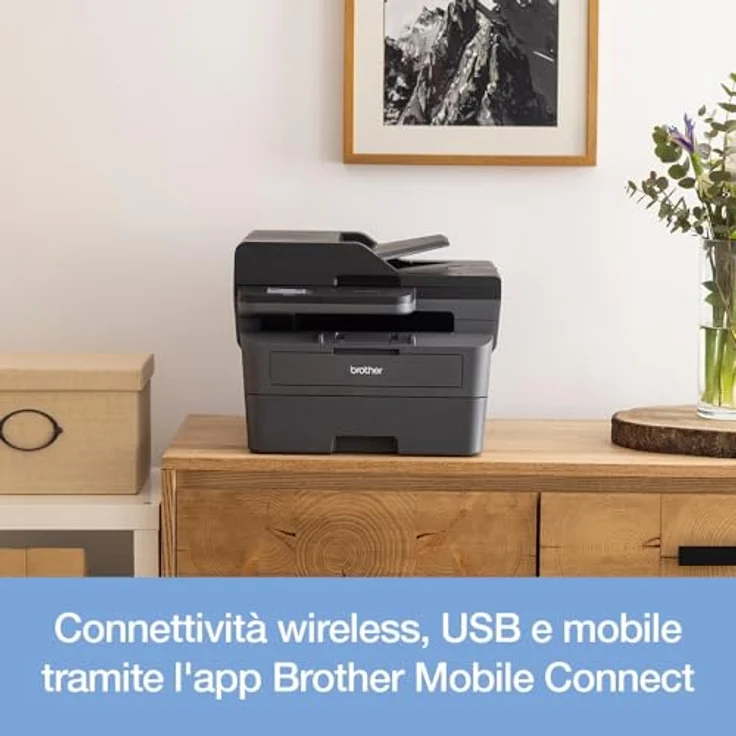 Brother MFC-L2860DWE Multifunktions-Laserdrucker, 34 ppm, Duplexdruck, 6,8 cm Touchscreen-Farbdisplay, WLAN 5 GHz - Schwarz - Preisvergleich – Bild 5