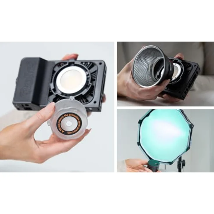 Rollei Lux 100 RGB LED-Dauerlicht, 100W Leistung, duale Leistungsstufen – Bild 3